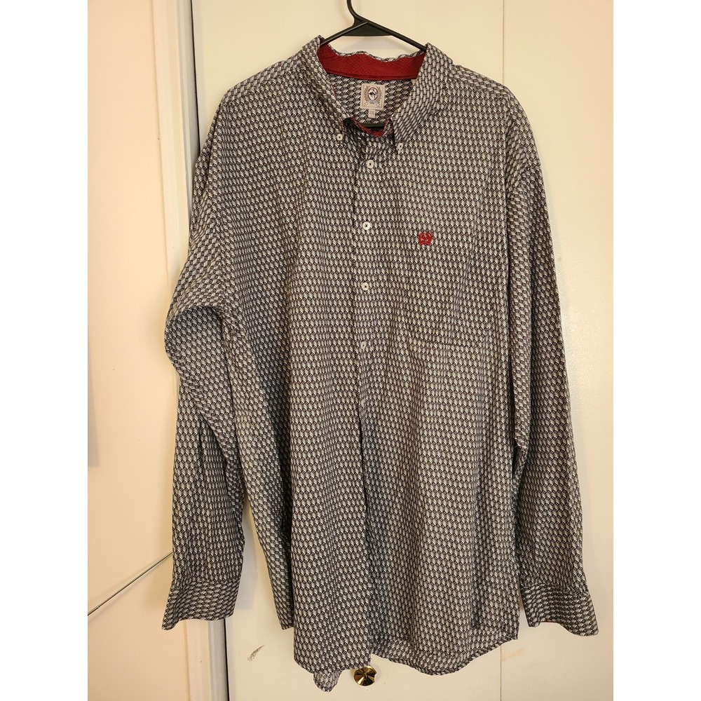 Cinch Men's Long Sleeve Cotton Western Rodeo Button-Up Shirt 2XL - Lot of 2